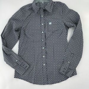 Cinch women’s button down blouse Medium
